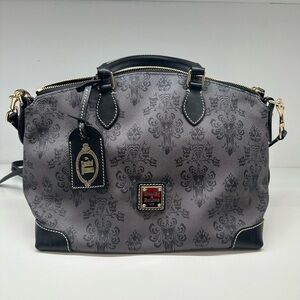 Haunted Mansion Wallpaper Satchel Disney Dooney & Bourke NEVER USED!